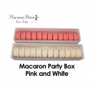 Macaron Party Box - Pink and White