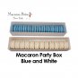 Macaron Party Box - Blue and White