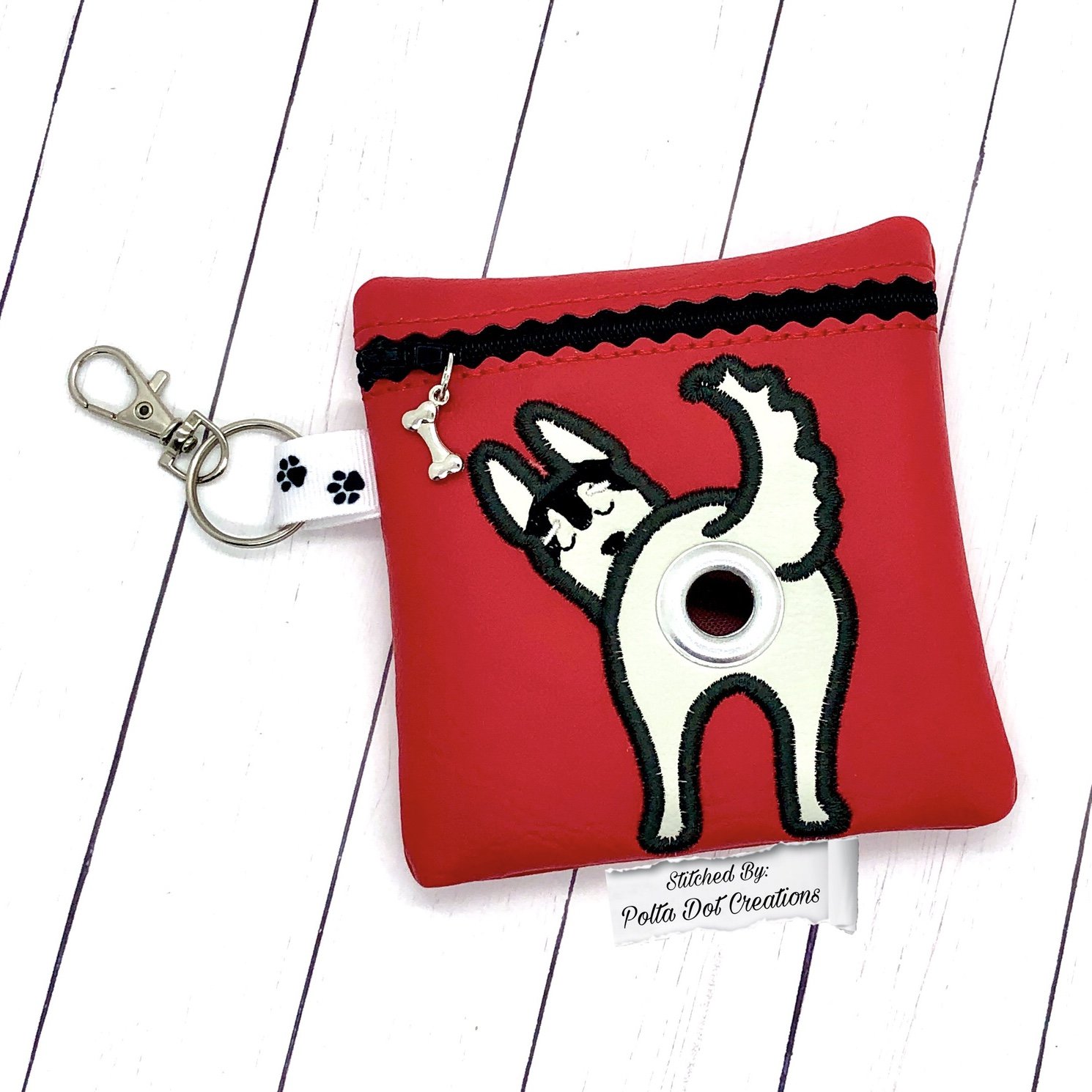 Husky Poop Bag Zipper Carrier