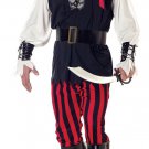 California Costumes Men's Adult-Cutthroat Pirate, Black/Red/White, Large