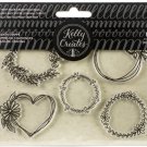 Kelly Creates Acrylic Traceable Stamps-Wreaths