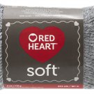 Red Heart Soft Yarn-Light Grey Heather