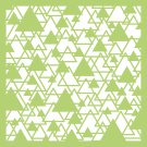 Kaisercraft Designer Template 6"X6"-Abstract Triangle