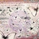 Finnabair Mixed Media Tissue Paper 27.5"X19.7" 6/Pkg-Flutter