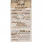 Idea-Ology Clippings Stickers 4.75"X7.5" 4/Pkg
