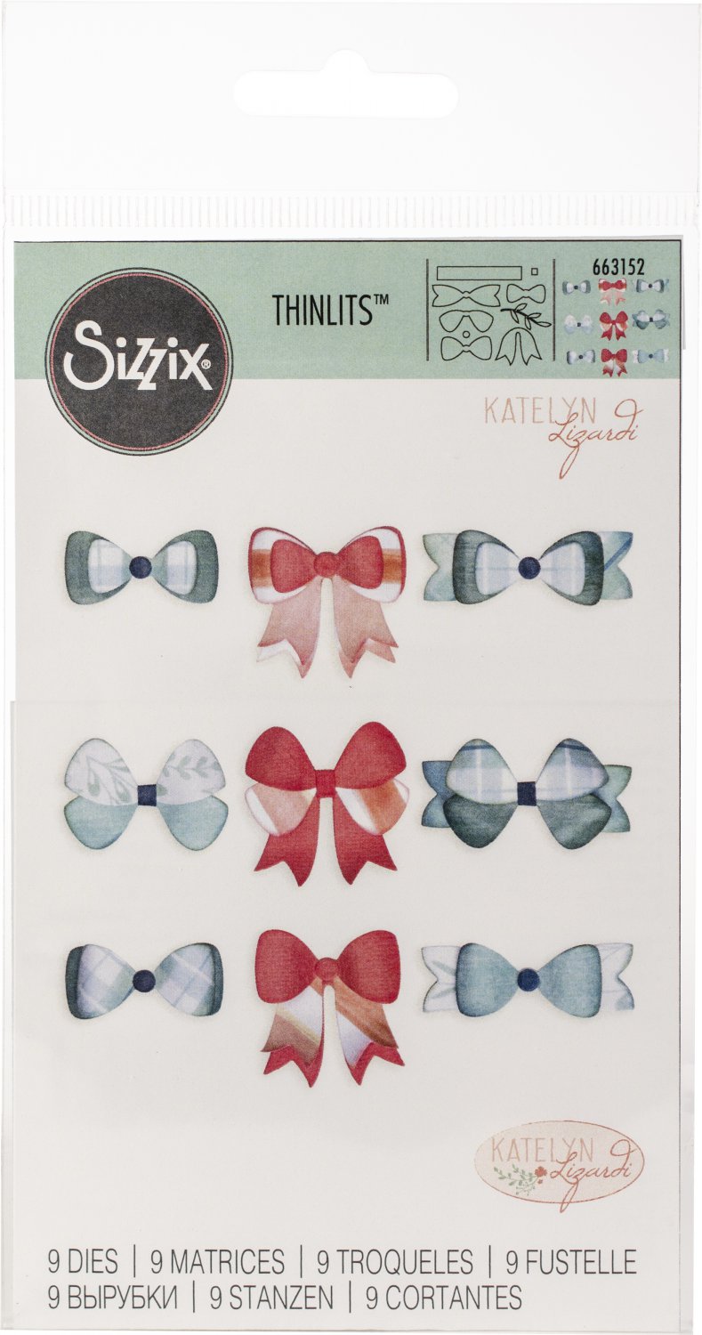 Sizzix Thinlits Dies By Katelyn Lizardi-Bows Mix & Match