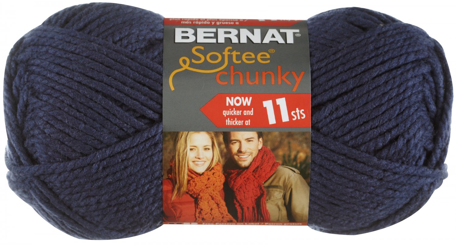Bernat Softee Chunky Yarn-Faded Denim