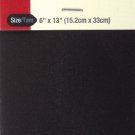Dritz Iron-On Mending Fabric-Black 6"X13"
