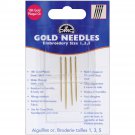DMC Gold Embroidery Hand Needles-Size 1/5