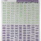 Indigo Hills 2 Puffy Stickers 5"X7"-Mini Alpha, 332/Pkg