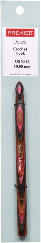 Premier Single Ended Crochet Hook-Size N15/10mm