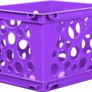 Storex Mini Crate 9 X7.75 X6 -Violet