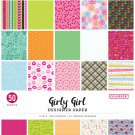 Colorbok 68Lb Designer Single-Sided Paper 12"X12" Girly Girl, 25 Designs/2 Each