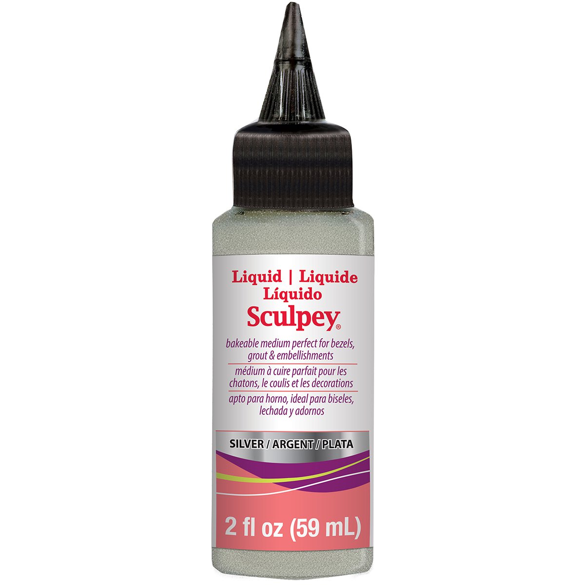 Sculpey Liquid 2oz-Silver