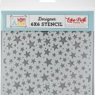 Carta Bella Stencil 6 X6 -Beach Waves