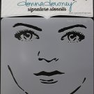 Donna Downey Signature Stencils 8.5"X8.5"-Face It