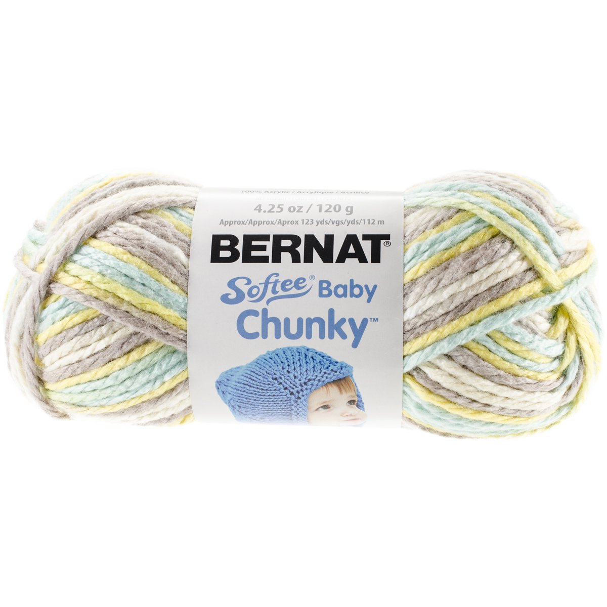 Bernat Softee Baby Chunky Ombre Yarn-My Sunshine