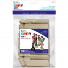 Simply Art Wood Doll Pins-Natural 3.75" 30/Pkg