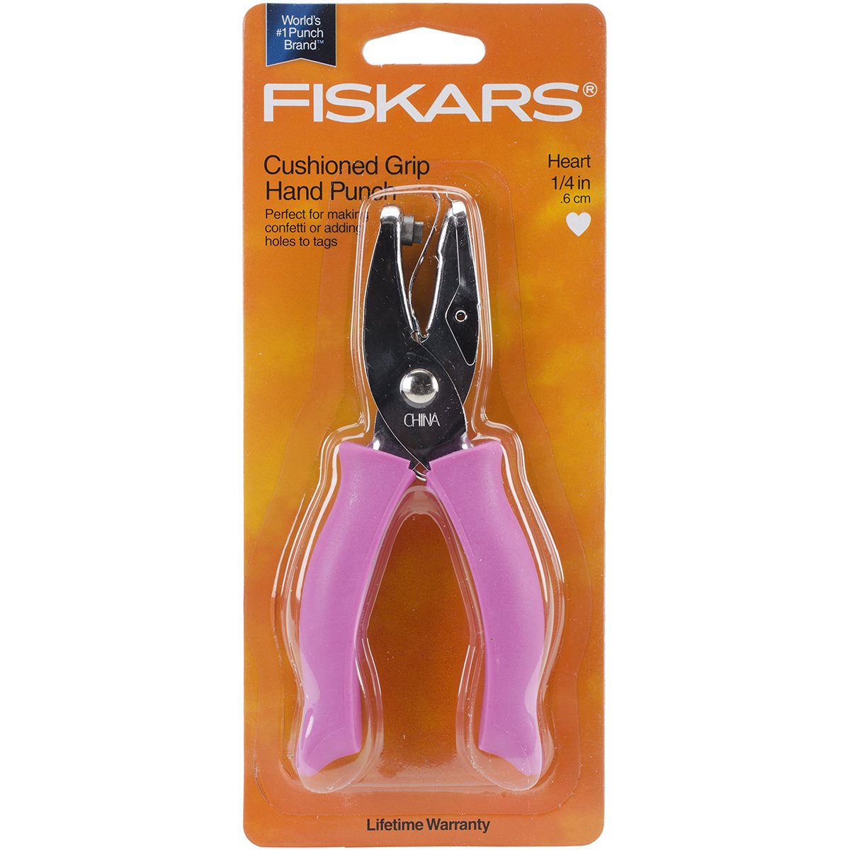 Fiskars Hand Punch-Heart, .25"