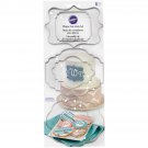 Fondant Cut-Outs 6/Pkg-Plaque