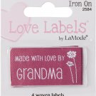 Blumenthal Iron-On Lovelabels Made With Love By Grandma