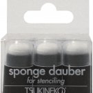Sponge Daubers W/Caps 3/Pkg-1.25"X.75"X.75"