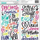 Vicki Boutin Color Kaleidoscope Thickers 5.5 X 11 inches Colorful Phrase Puffy