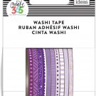 Happy Planner Mini Washi Tape 3mmx6.56yd Each 10/Pkg-Purple Hues
