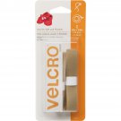 VELCRO(R) Brand Sew-On Soft & Flexible Tape .625 X30 -Beige