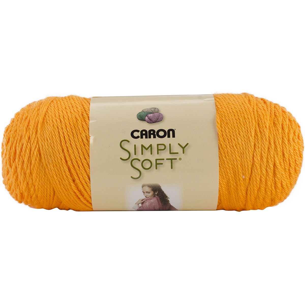 Caron Simply Soft Brites Yarn-Mango