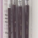 Red Sable & Camel Hair Artist Brush Set-4/Pkg