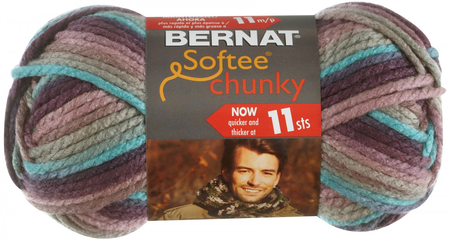 Bernat Softee Chunky Ombre Yarn-Shadow
