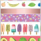 Amy Tan Stay Sweet Washi Tape 8/Pkg-W/Blush Foil