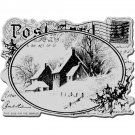 Stampendous Cling Stamp Snowy Postcard