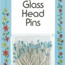 Collins Crystal Glass Head Pins 100/Pkg-Szie 30