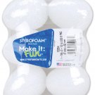 Styrofoam Eggs 2.5X1.5 inches