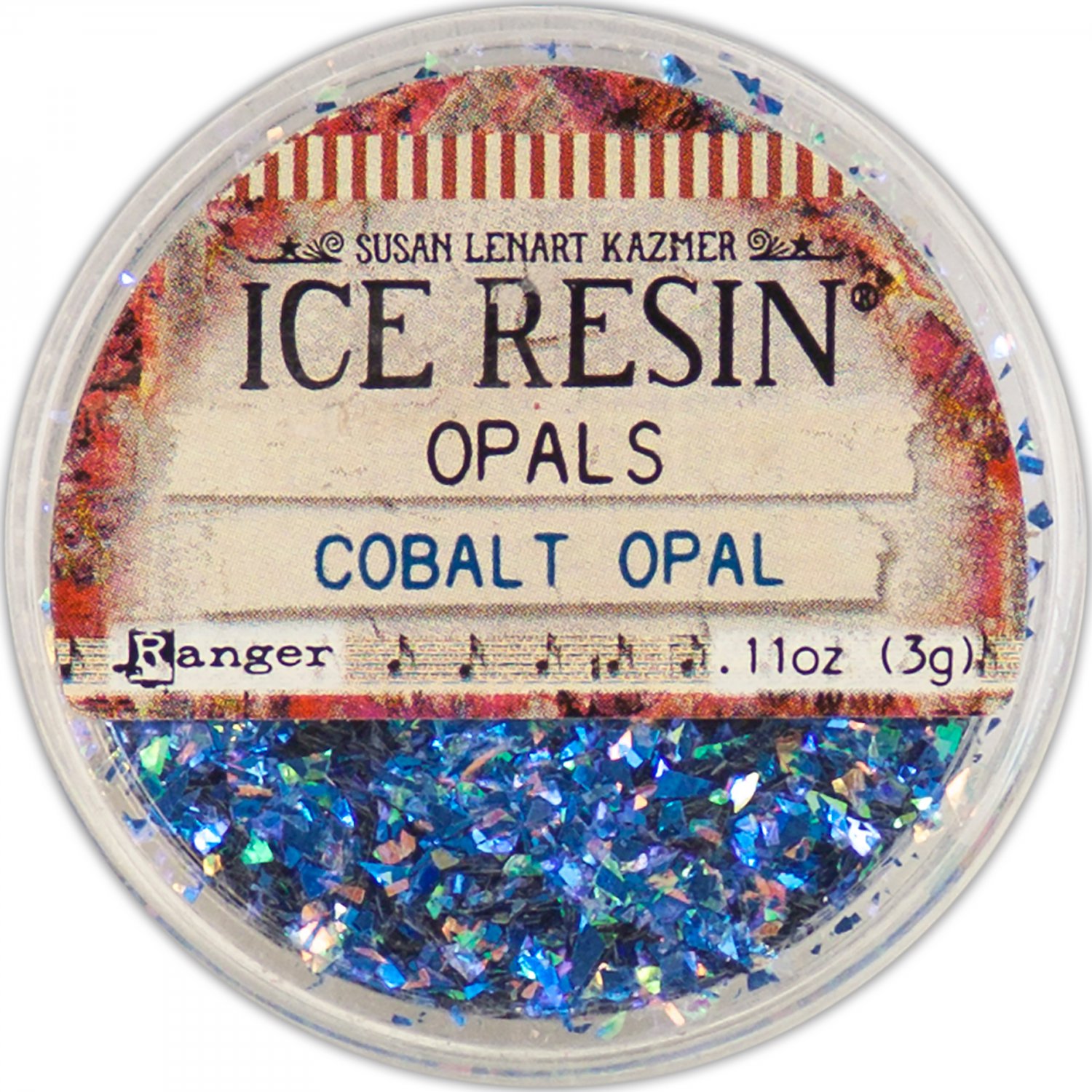 Ice Resin Opals-Cobalt