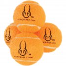 Hyper Pet Squeaking Mini Tennis Balls 4/Pkg-Orange
