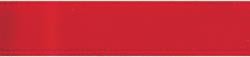 Offray Single Face Satin Ribbon 5/8"X18'-Red
