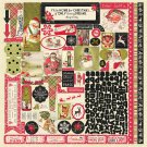 Nostalgia Cardstock Stickers 12X12 inches Details