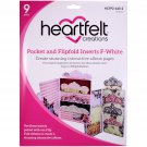 Heartfelt Creations Pocket & Flipfold Inserts-F-White