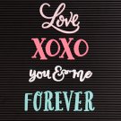 DCWV Letterboard Words 4/Pkg-Love