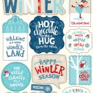 Echo Park Celebrate Winter Chipboard 6 X13 -Phrases