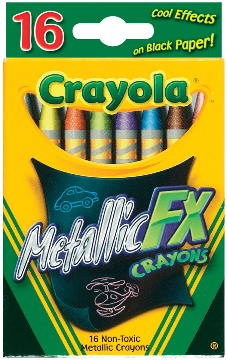 Crayola Metallic FX Crayons-16/Pkg
