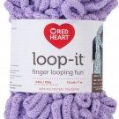 Red Heart Yarn Loop-It-Purrr-ple