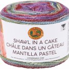 Lion Brand Yarn 455-208 Shawl in A Cake Yarn, Mellow Muse