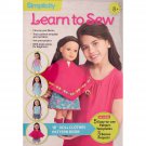 Simplicity Learn To Sew -18 Doll Clothes