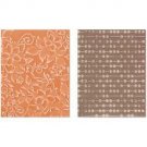 Sizzix Textured Impressions Embossing Folders 2/PK - Dots & Flowers Set