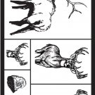 Armour Etch Stencil Rub N Etch Stencil  Wildlife  5 X 8 Inch