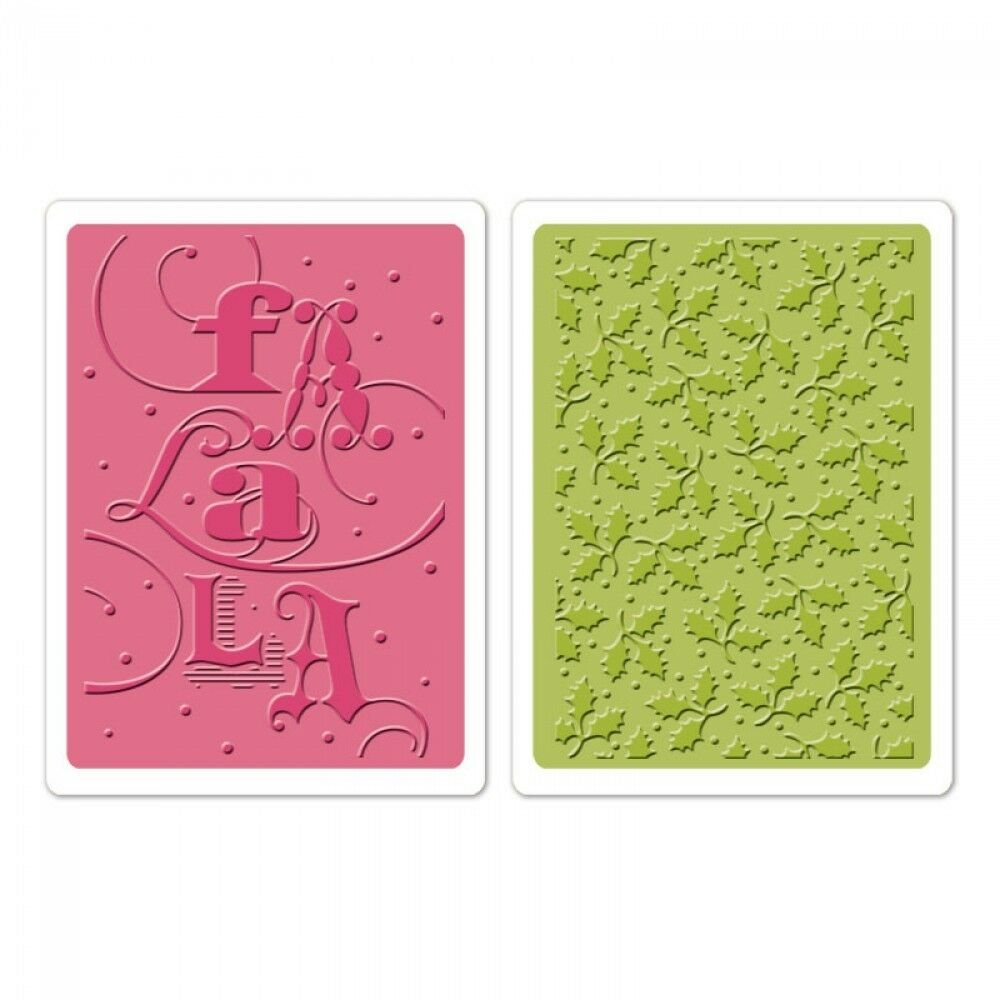 Sizzix Fa La La Set Embossing Folders